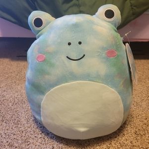 Ferdie frog squishmallow tye dye 12 inches